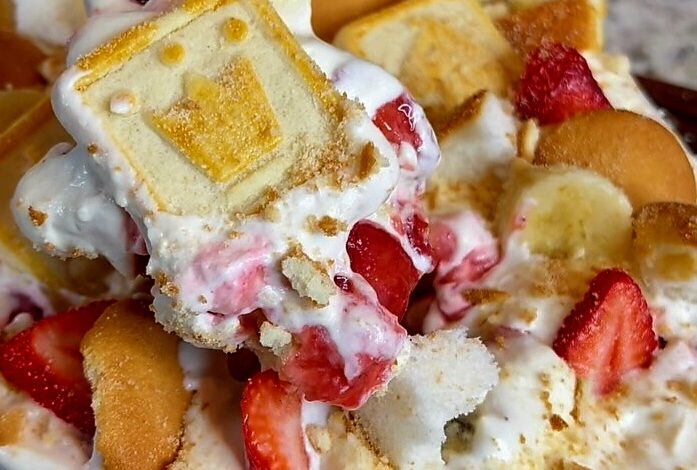 Strawberry Banana Pudding
