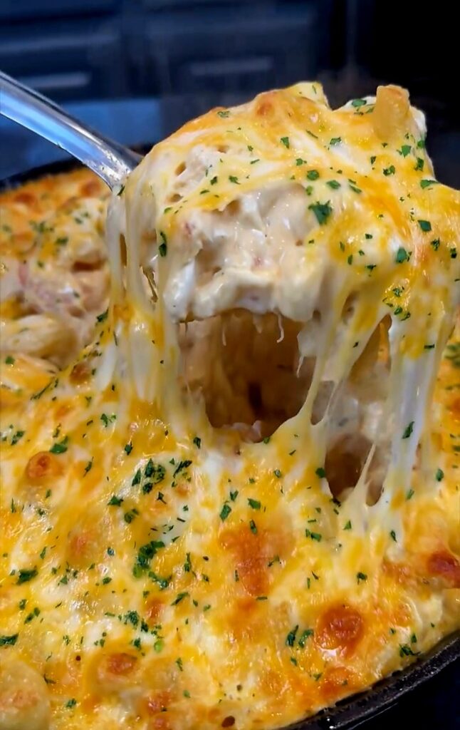 Seafood mac and cheese