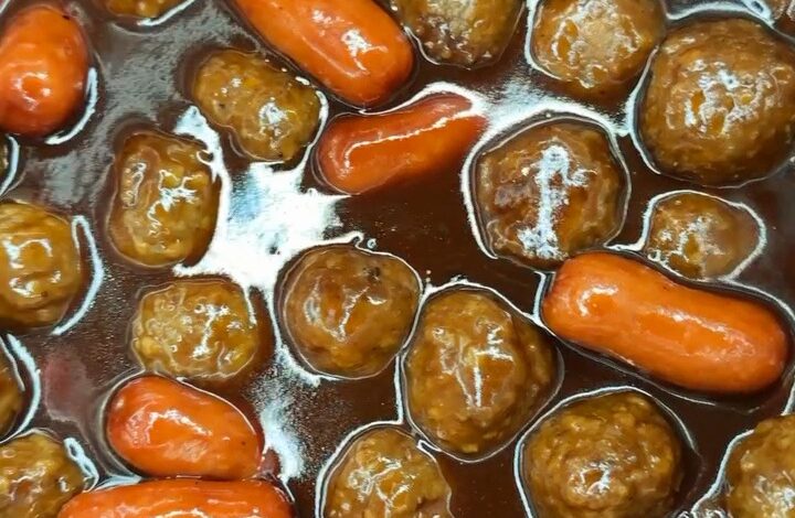 Slow Cooker BBQ Meatballs