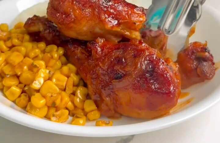 Oven Roasted BBQ chicken