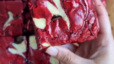Red Velvet Cheesecake Brownies