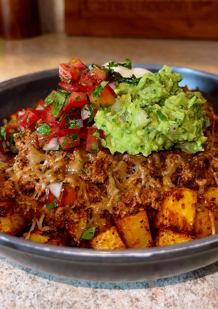 Taco Loaded Potato Bowl