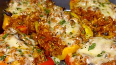Enchilada Stuffed Bell Peppers