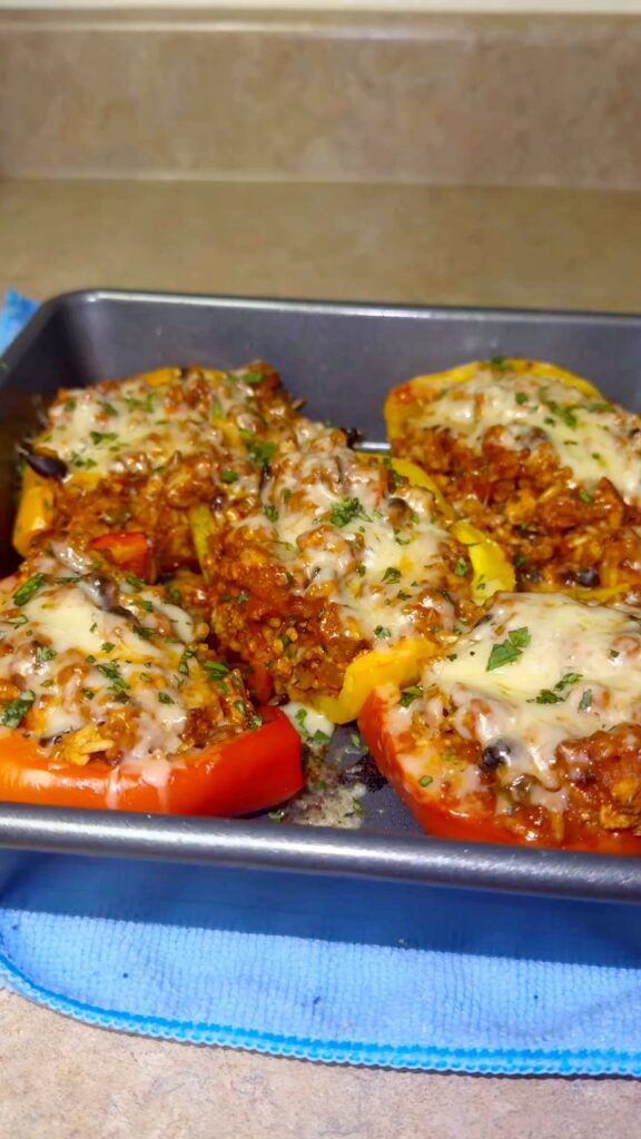 Enchilada Stuffed Bell Peppers