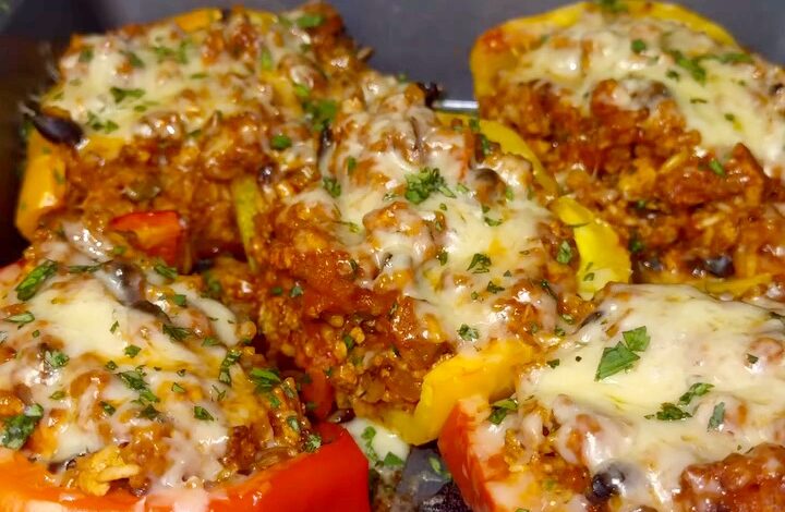 Enchilada Stuffed Bell Peppers