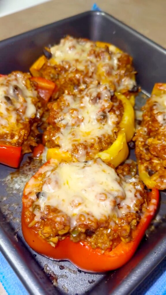 Enchilada Stuffed Bell Peppers