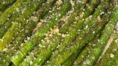 Garlic Butter Parmesan Asparagus