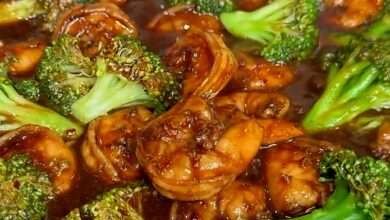 Honey Garlic Shrimp and Broccoli
