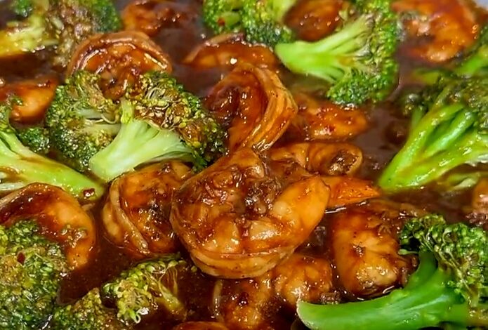 Honey Garlic Shrimp and Broccoli