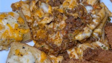 Meaty, Cheesy Baked Ziti