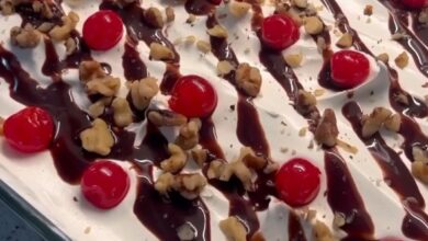 No-Bake Banana Split Delight