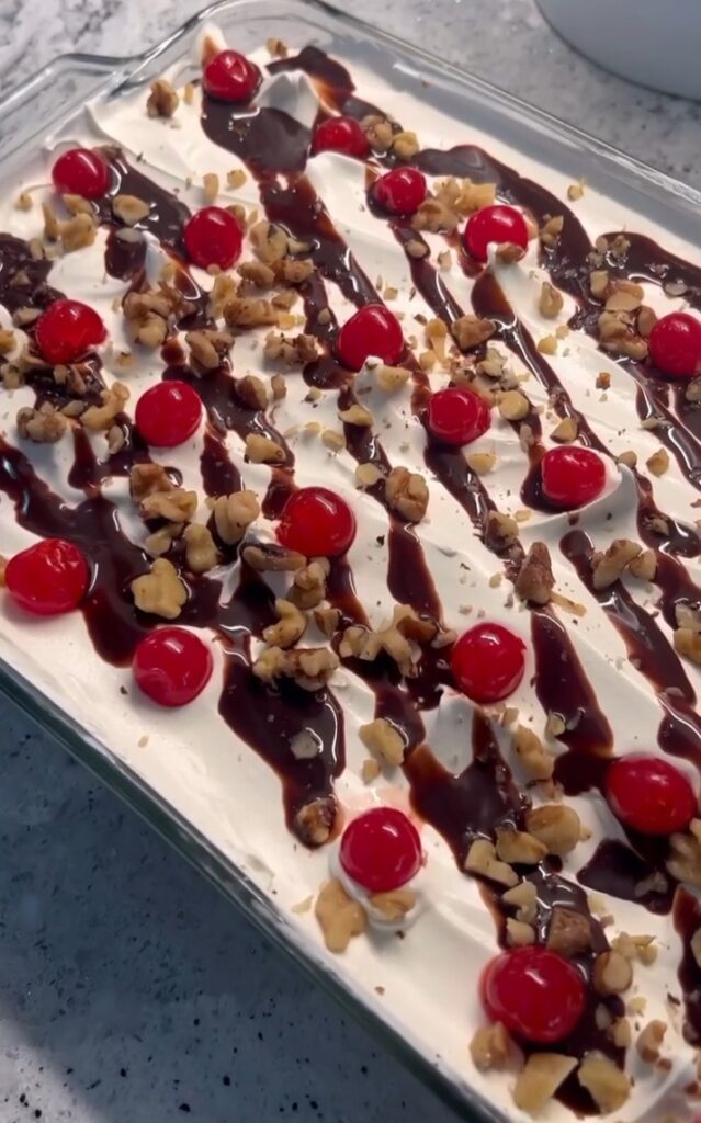 No-Bake Banana Split Delight