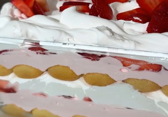 Strawberry Shortcake Tiramisu