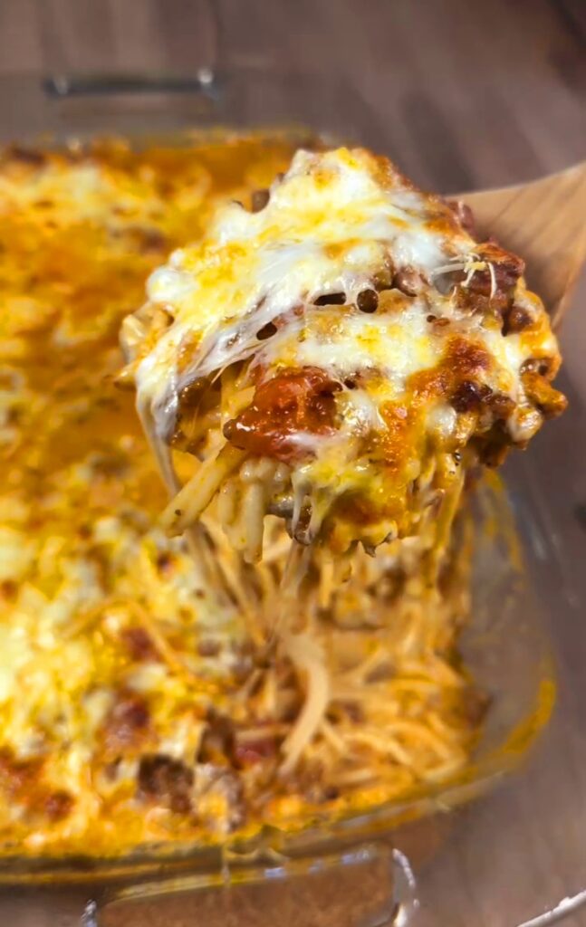Viral Baked Spaghetti