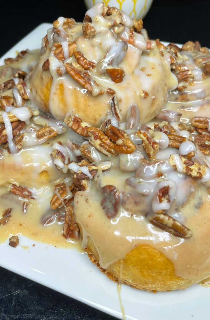 Caramel Pecan Cinnamon Rolls