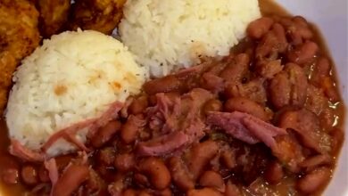 Red Beans and Rice with Fried Wings