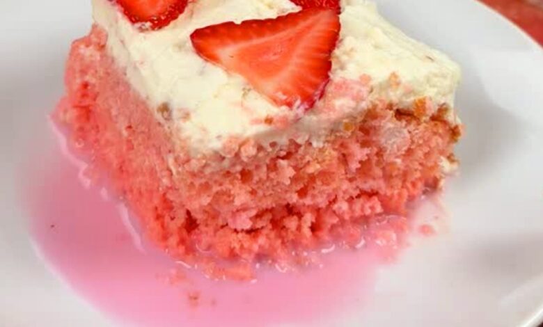 Strawberry Tres Leches Cake
