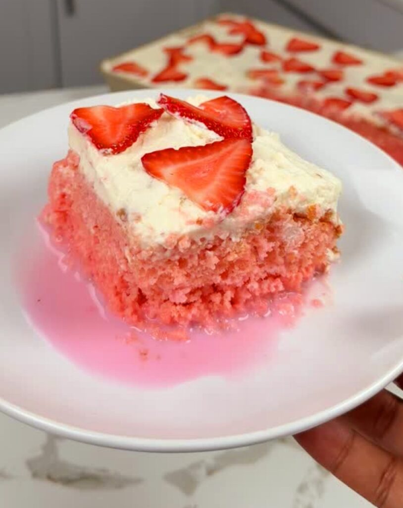 Strawberry Tres Leches Cake