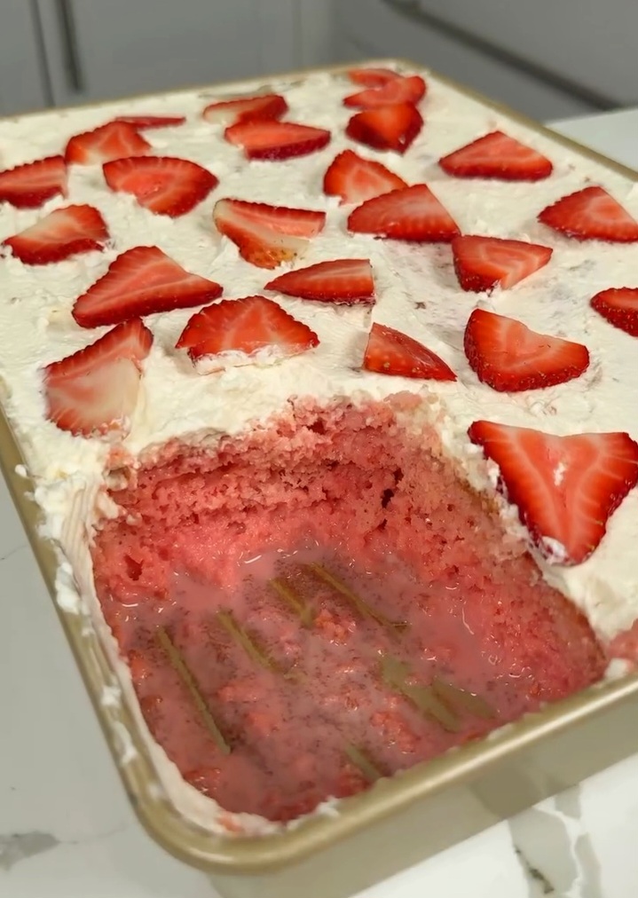 Strawberry Tres Leches Cake