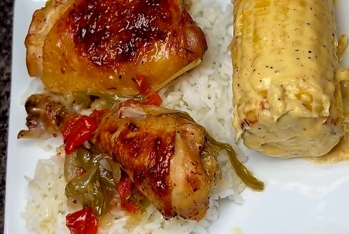 salt and pepper baked chicken