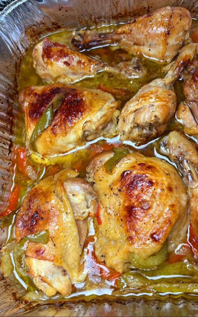 salt and pepper baked chicken