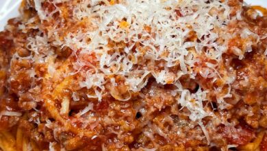 Spaghetti with Homemade Meat Sauce