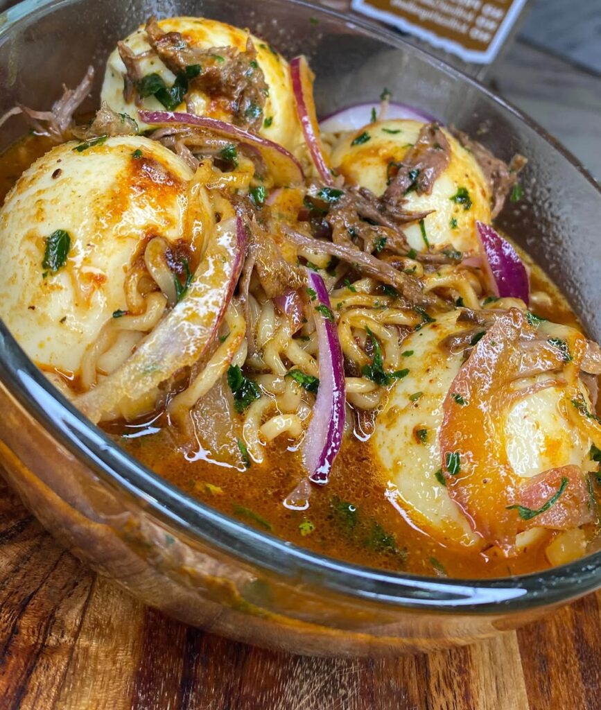 Birria Egg Ramen Bowls