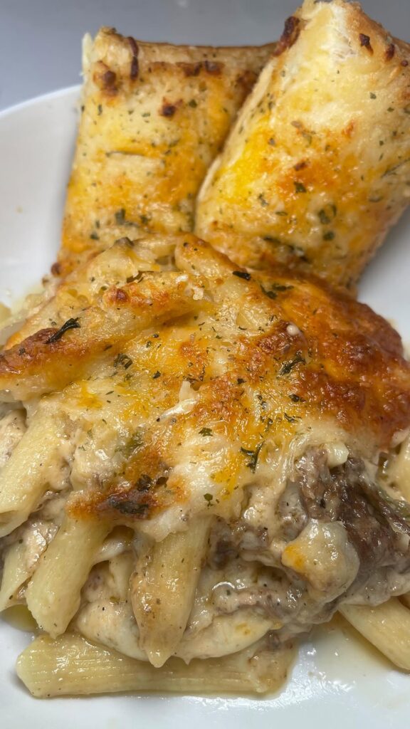 Philly Cheesesteak Pasta