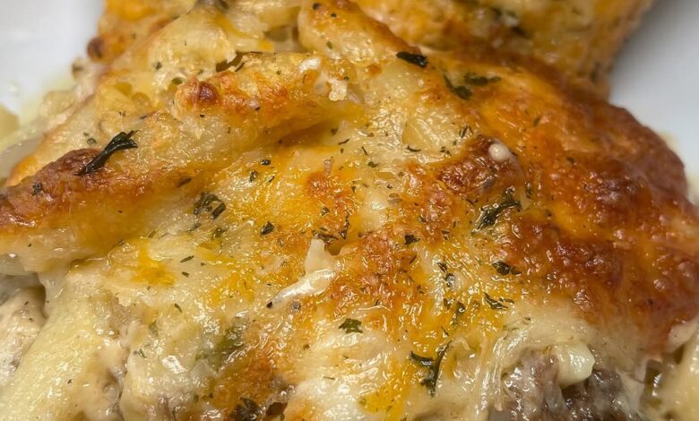 Philly Cheesesteak Pasta
