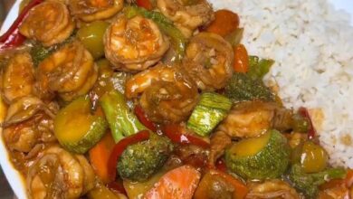 Chinese-Style Shrimp and Vegetables Stir-Fry