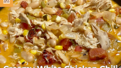 Creamy White Chicken Chili (Slow Cooker Recipe)