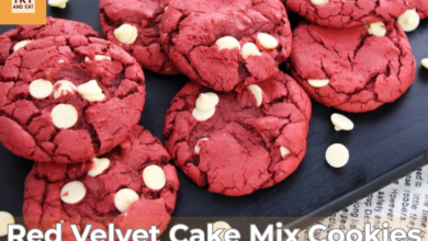 Red Velvet Cake Mix Cookies