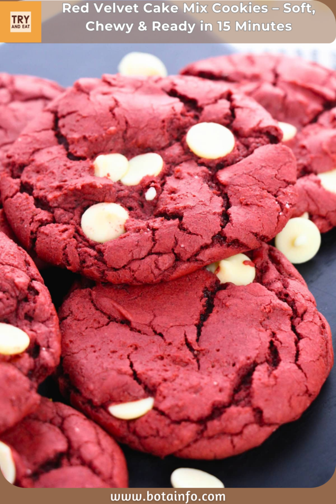 Red Velvet Cake Mix Cookies – Soft, Chewy & Ready in 15 Minutes