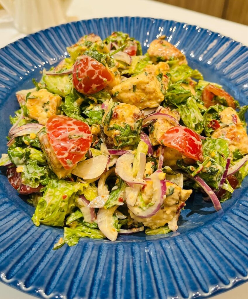 Grilled Paprika Paneer Salad
