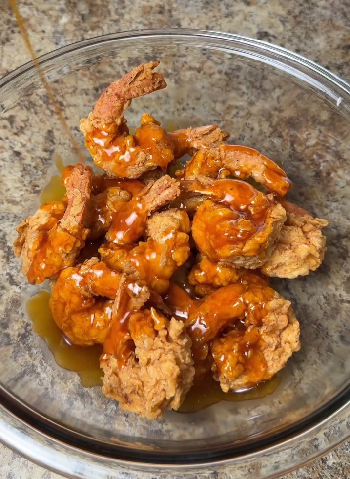 Hot Honey Fried Shrimp