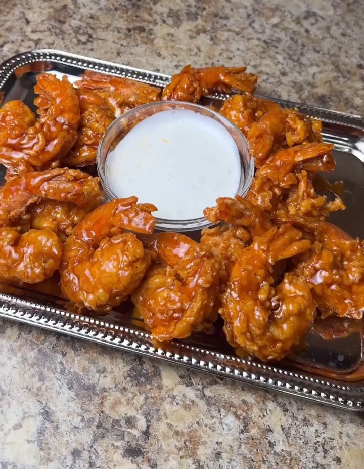 Hot Honey Fried Shrimp