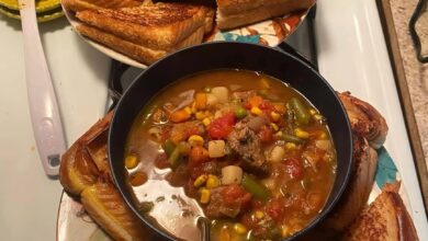 Vegetable beef soup