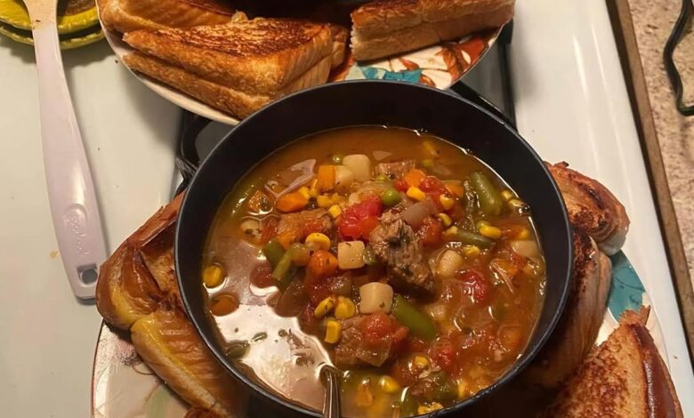 Vegetable beef soup