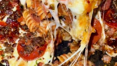 Loaded Pizza Pasta Bake Recipe
