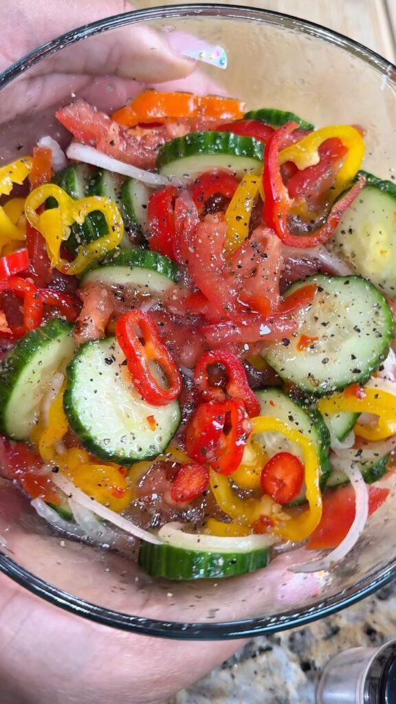 cucumber tomato salad