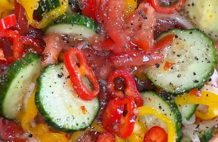 cucumber tomato salad