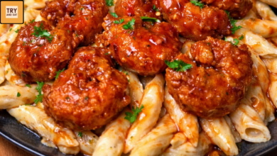 Fried Hot Honey Garlic Shrimp Alfredo – Creamy Southern Pasta with a Crispy Kick