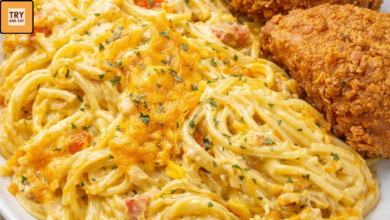 Creamy-Chicken-Spaghetti-with-Rotel-and-Velveeta