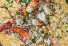 Creamy Lobster & Shrimp Pasta in 30 Minutes