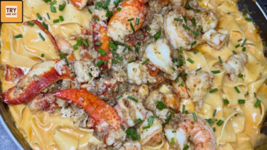 Creamy Lobster & Shrimp Pasta in 30 Minutes