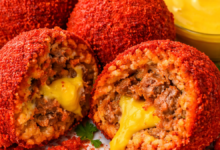 Hot-Cheeto-Taco-Rice Balls–Crispy-Viral-Party-Snack