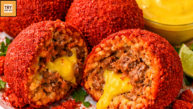Hot-Cheeto-Taco-Rice Balls–Crispy-Viral-Party-Snack