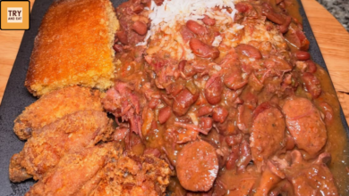Smoked Neck Bones Red Beans and Rice with Andouille Sausage (Southern Comfort Recipe)