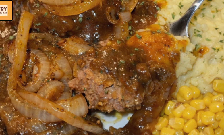 salisbury-steak-onion-gravy-mashed-potatoes